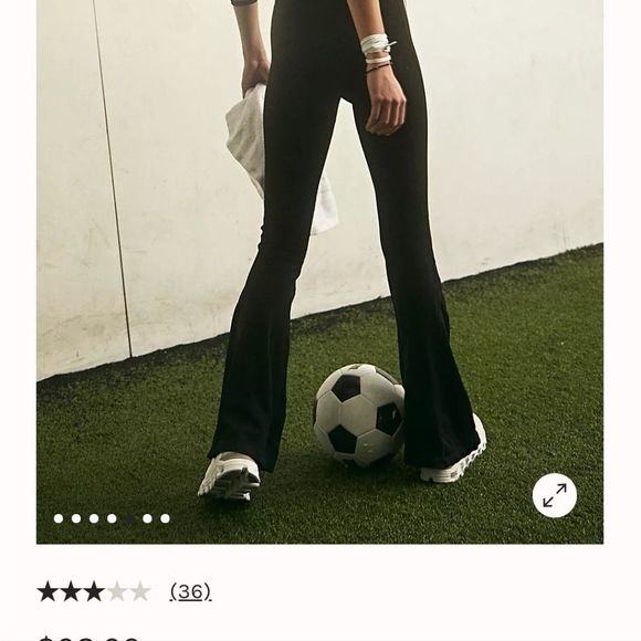 Free People Good Karma Flare Legging NWOT XS/S Black - Picture 2 of 6